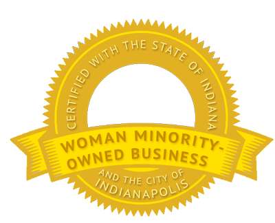 woman minority owned business badge